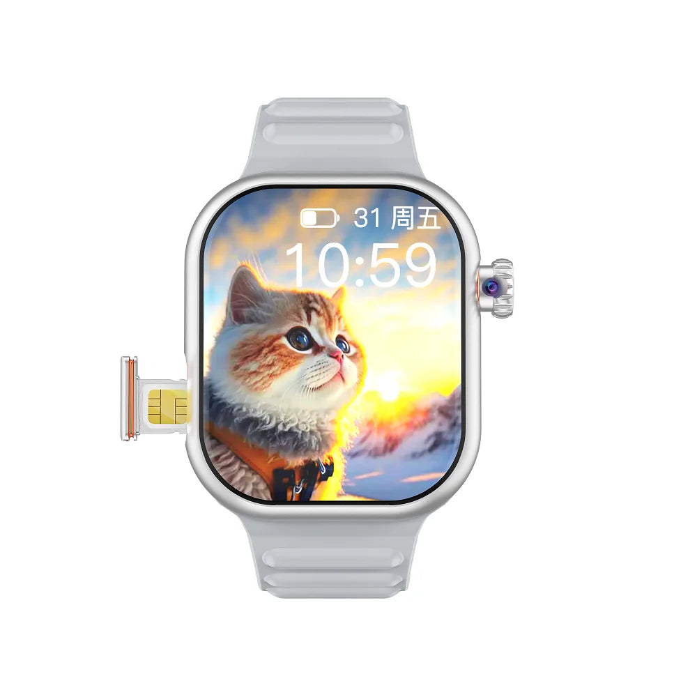 B29 Android Smartwatch 4G Netcom Sim Card Chip Big Ultra Watch HD Camera Wifi 64GB SUPPORT Video Call Tiktok Twitter Whatsapp-6