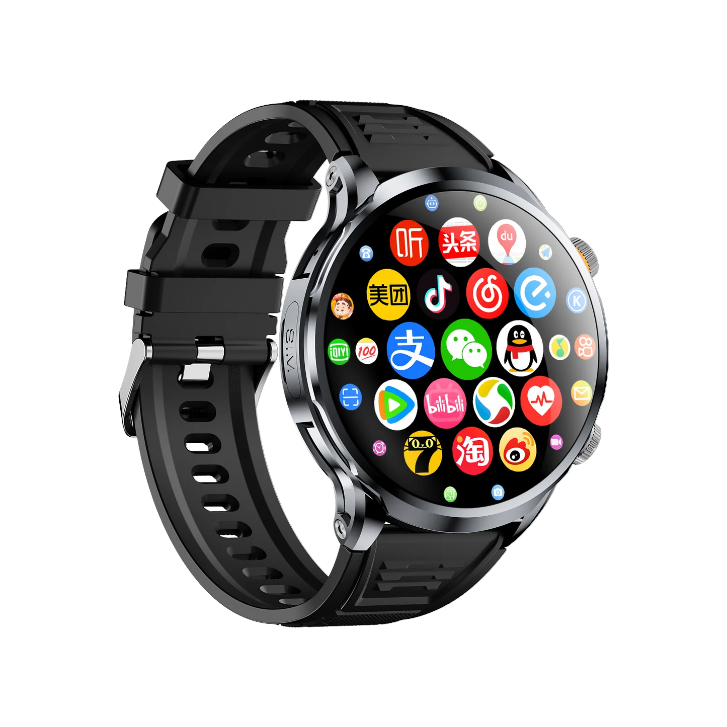 H18 PRO 4G Android Smartwatch 2025 WIFI GPS Tiktok Youtube Facebook AI NFC 8+128GB Sim Card HD Camera Smart Phone Watch-7